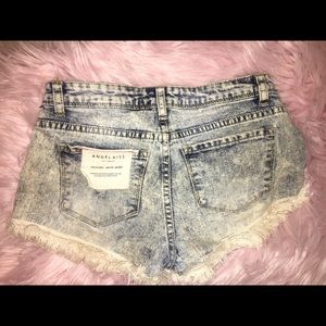 Size 0 Angel Kiss destroyed Short Shorts